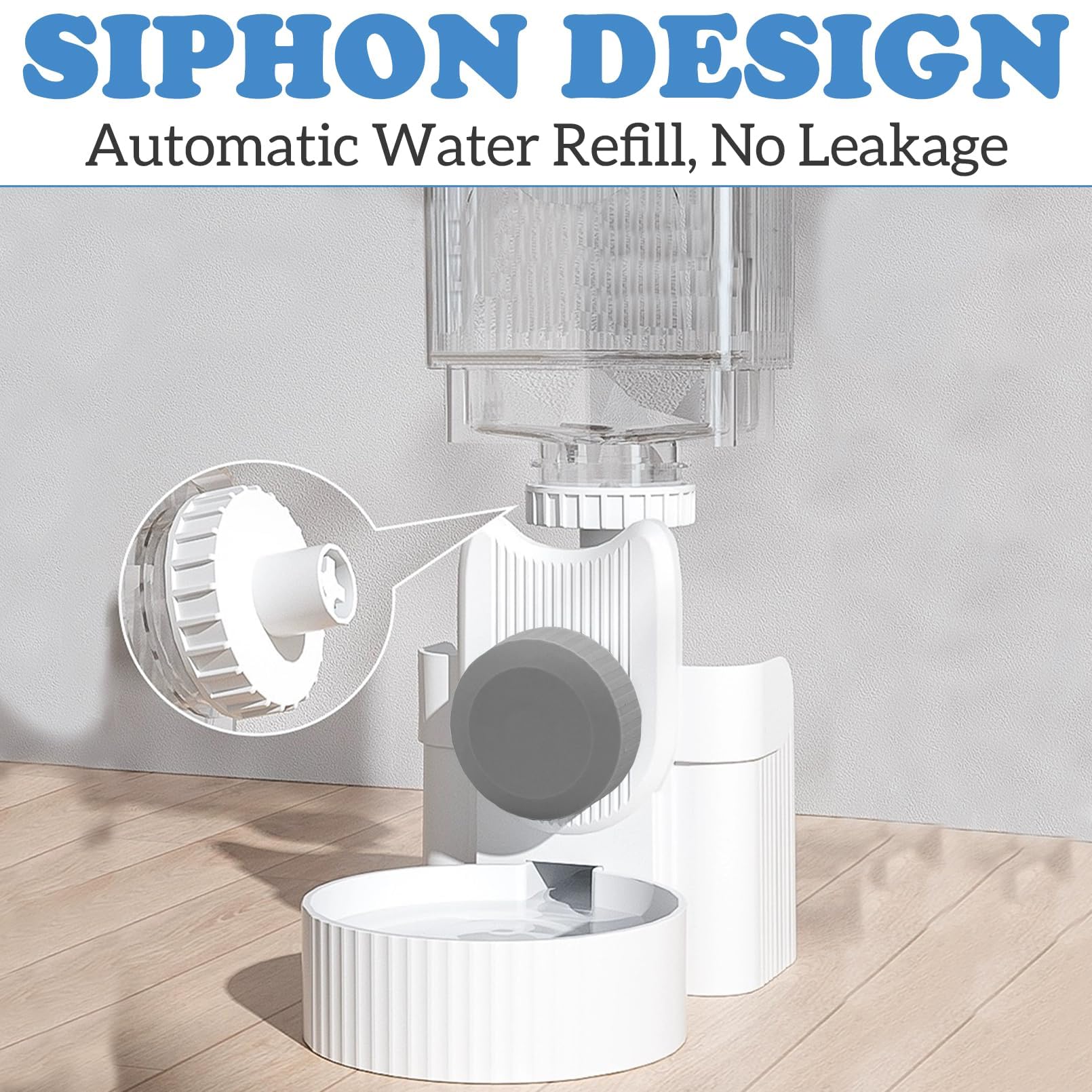 Kathson feeder with angled ramp promoting smooth food flow
