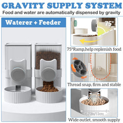 Close-up of Kathson feeder components for easy cleaning