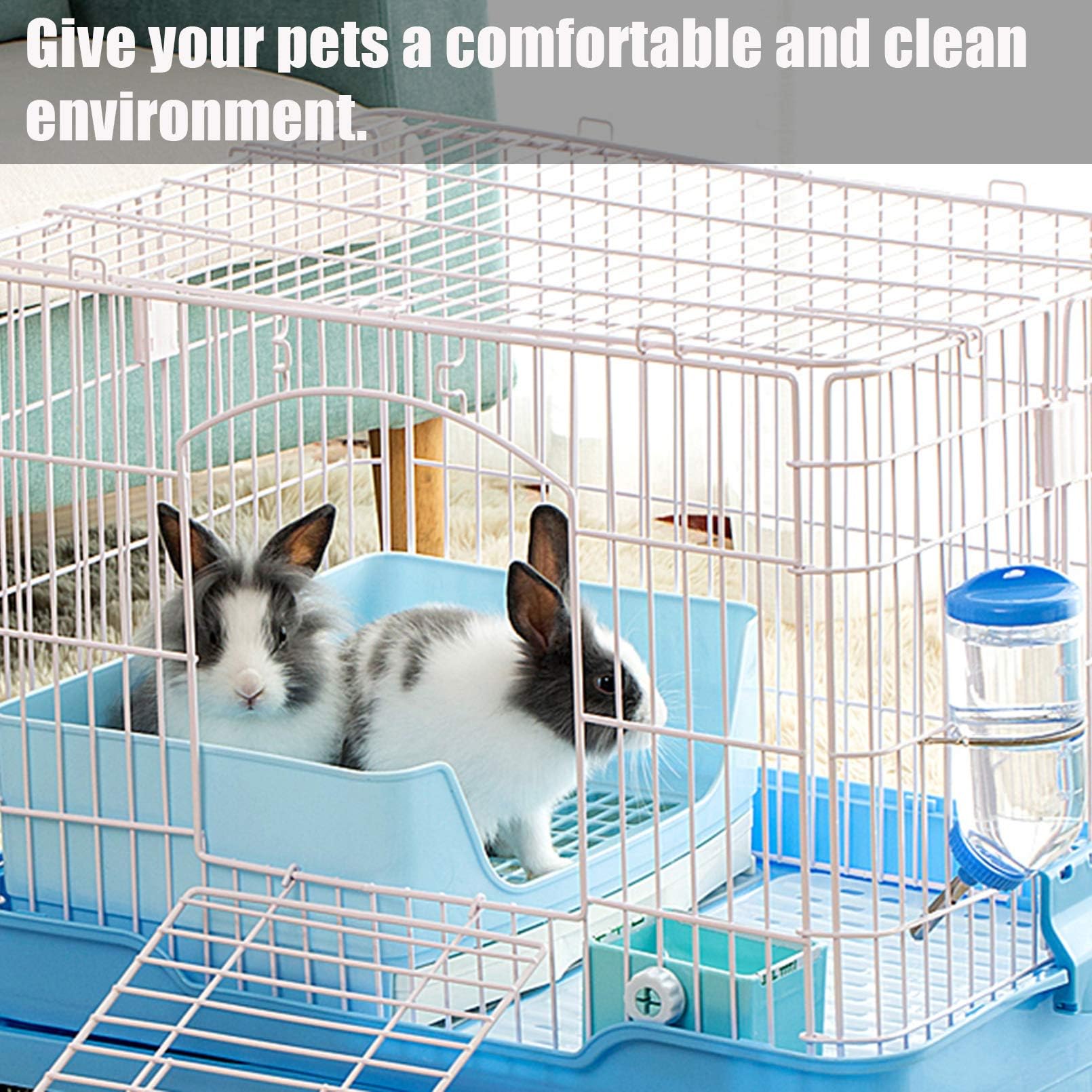 Kathson large rabbit litter box fits adult rabbits