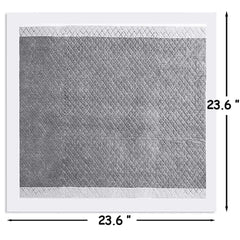 Kathson pads with activated carbon help control odors around the enclosure.