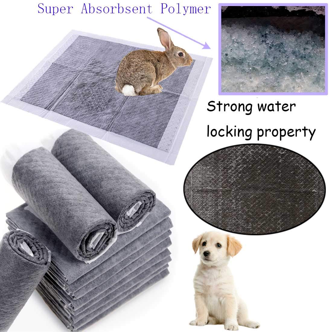 KATHSON rabbit pads size 17.7 x 23.6 inches for versatile cages.