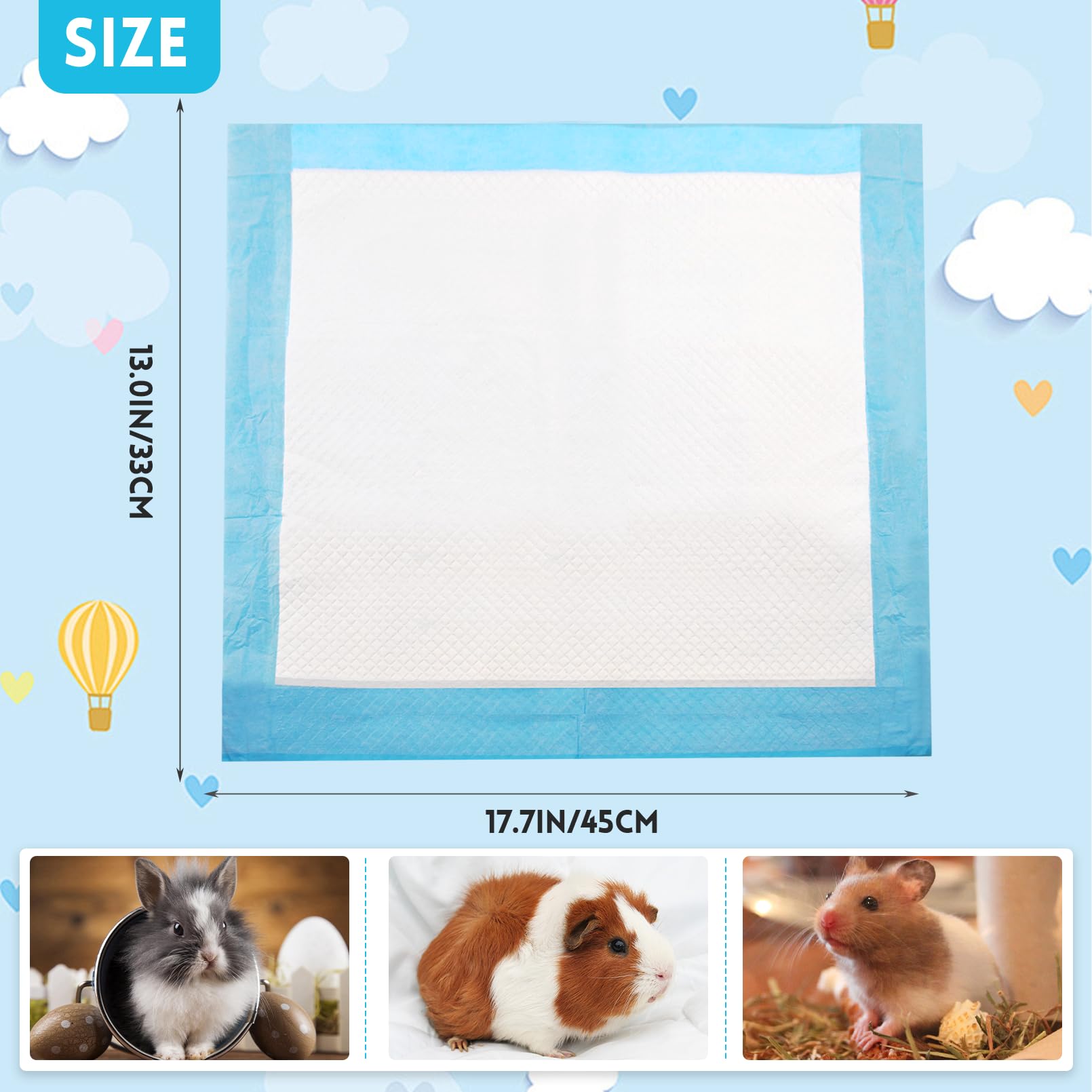 Kathson pads are safe and non-toxic for small pets