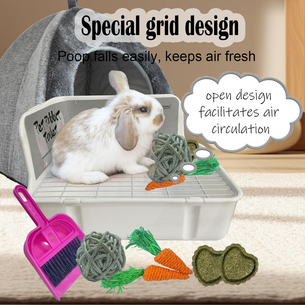 Kathson radish toy and grass cake set enhances playtime and enrichment.