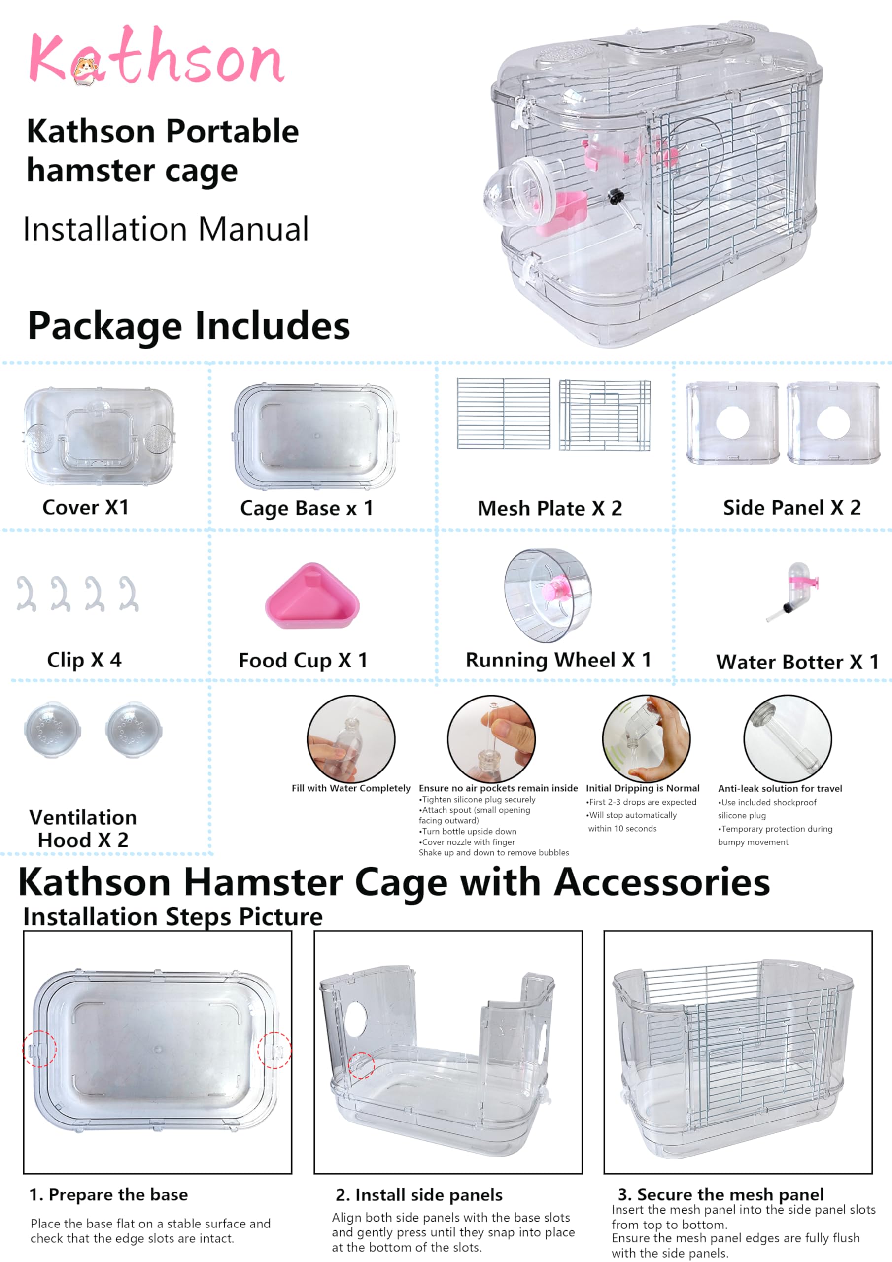 Kathson top handle design simplifies transport while keeping the look neat.