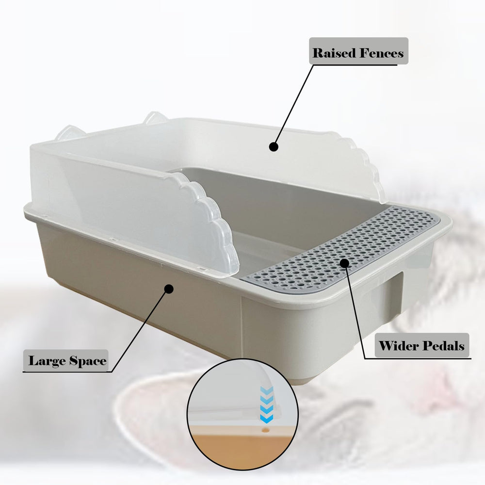 Kathson travel litter box for kittens offers portable litter solution.