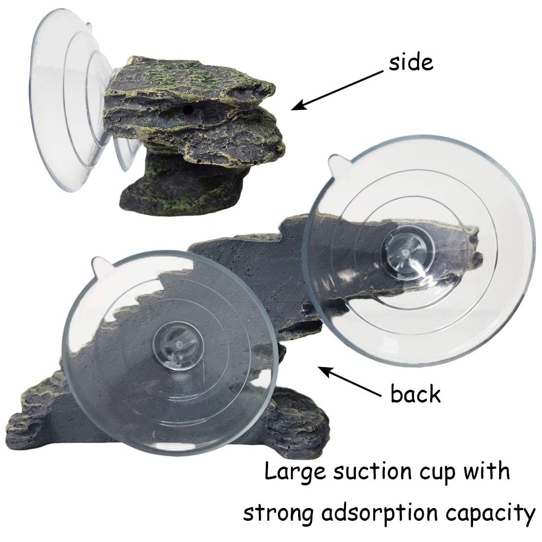 Kathson Turtle Basking Platform durable resin material resists deformation.