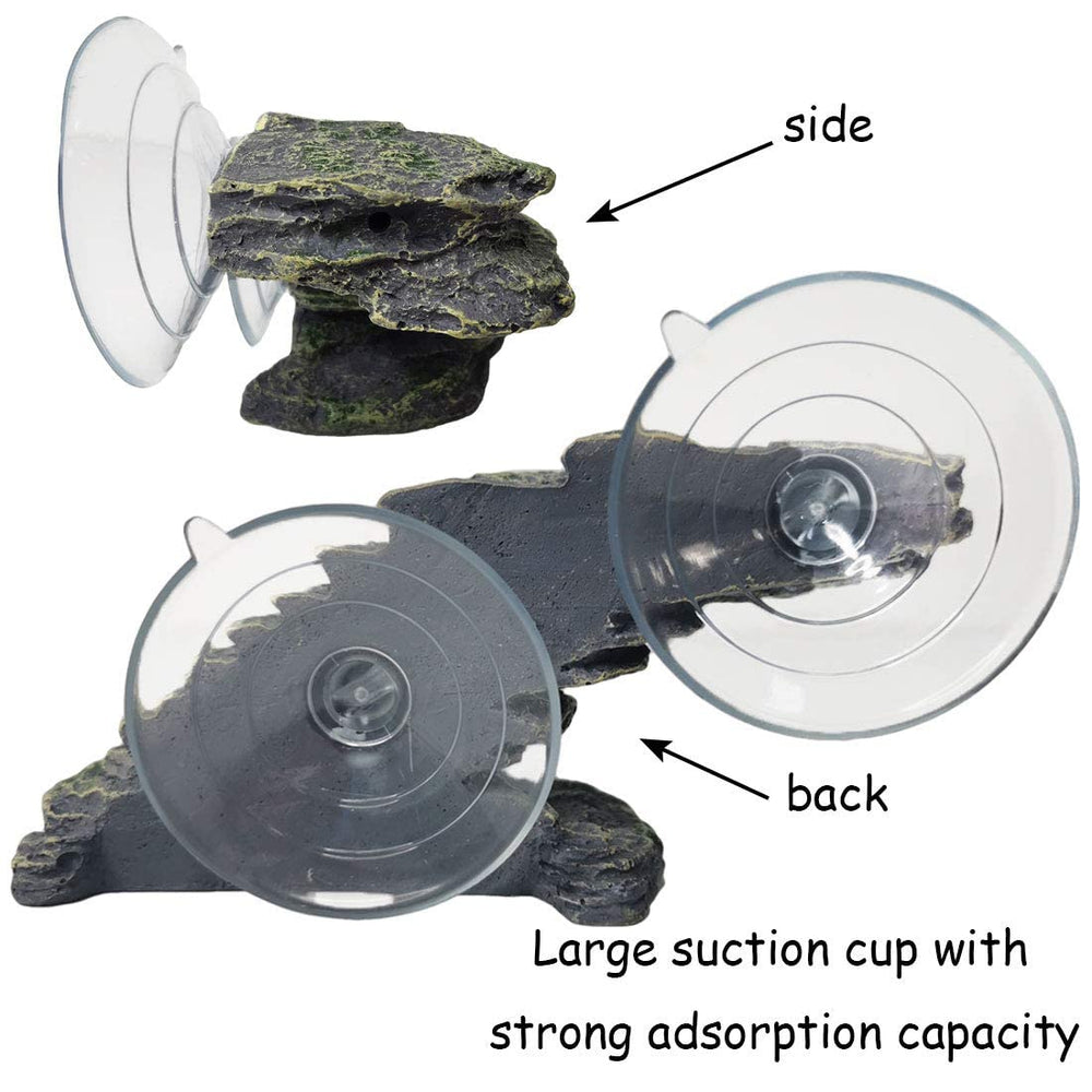 Kathson Turtle Basking Platform durable resin material resists deformation.
