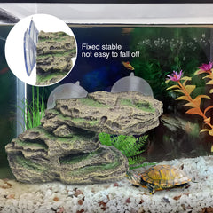 kathson Turtle Platform: natural rock appearance fits any habitat