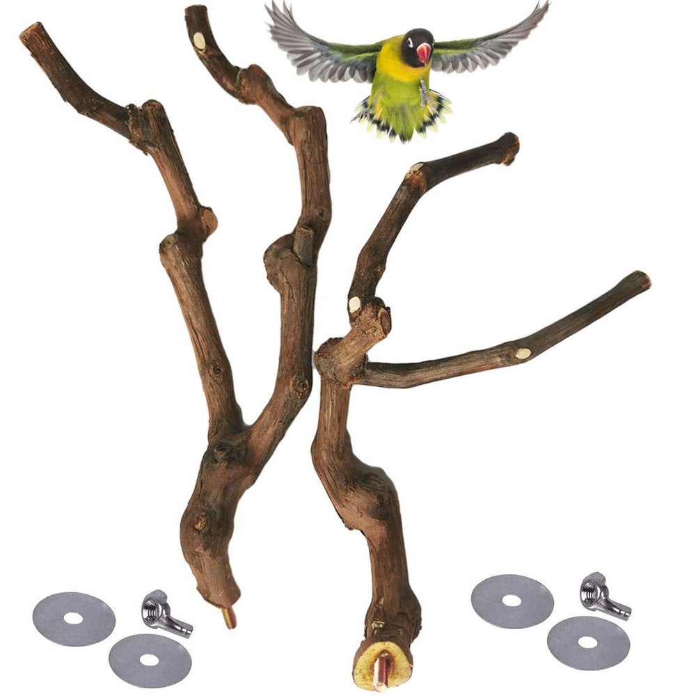 Kathson two-pack perch set offers versatile cage enrichment for birds.