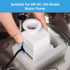 Katlikatqi round stainless steel fountain filter for 2L/67oz capacity.
