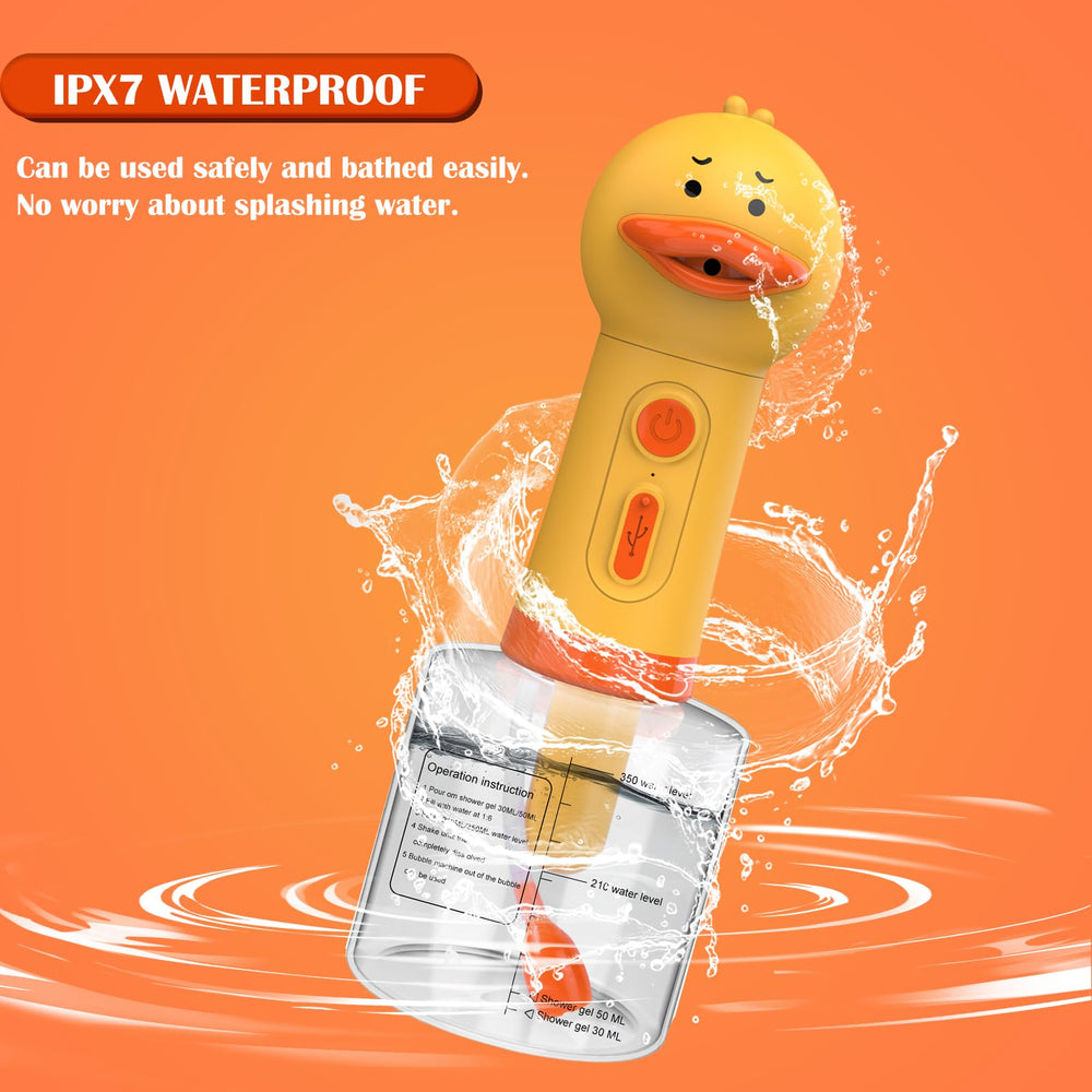 Large 350ml capacity foam dispenser reduces refills during grooming.