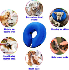 Katoggy inflatable dog cone collar zipper detail for easy cleaning