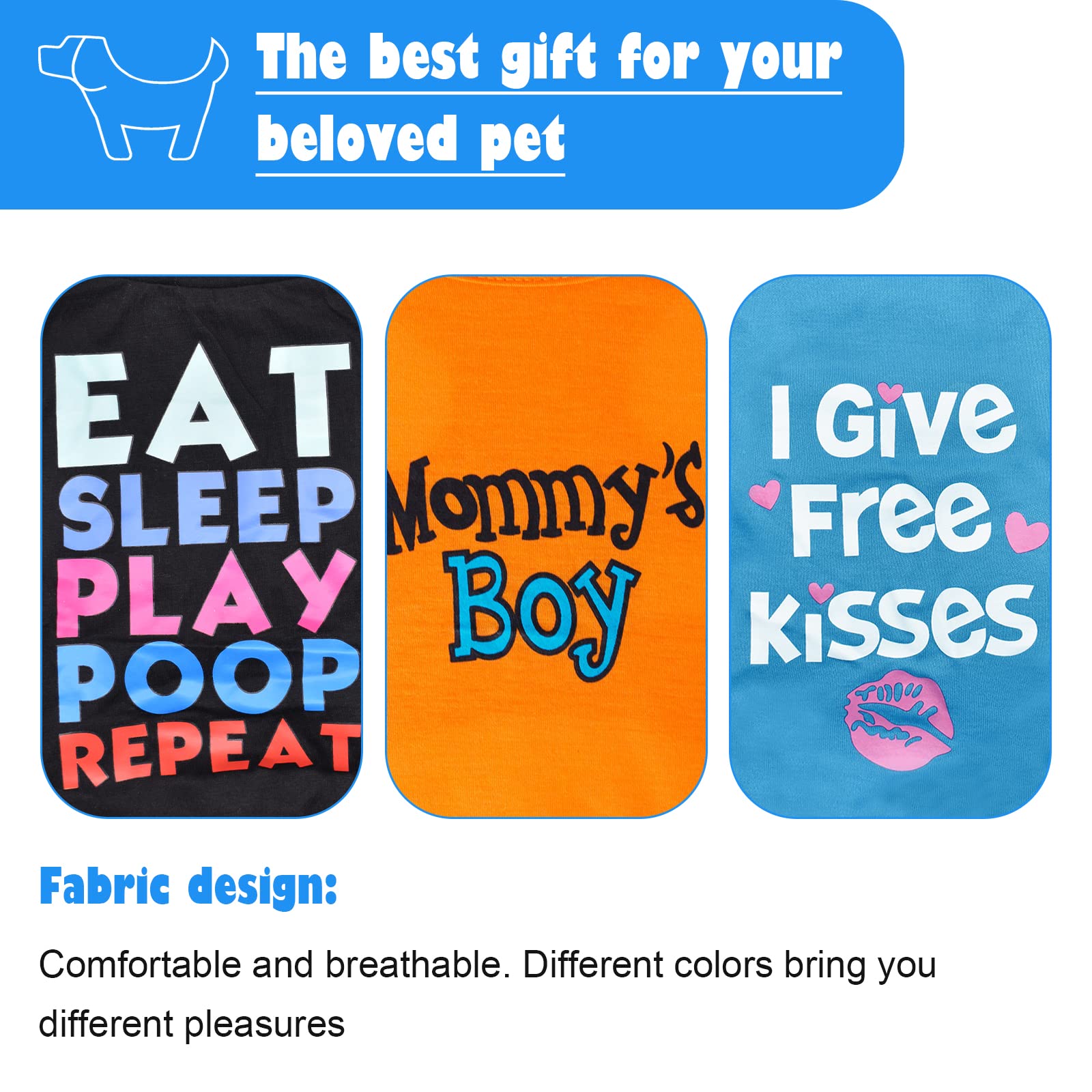 KATOLK quick-dry shirts; easy-care for active pets.