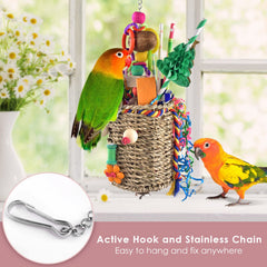 KATUMO confetti parts close-up add textured exploration for birds.