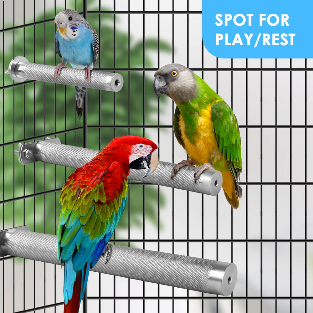 KATUMO parrot perch 1.2 inch diameter provides comfortable grip for larger birds