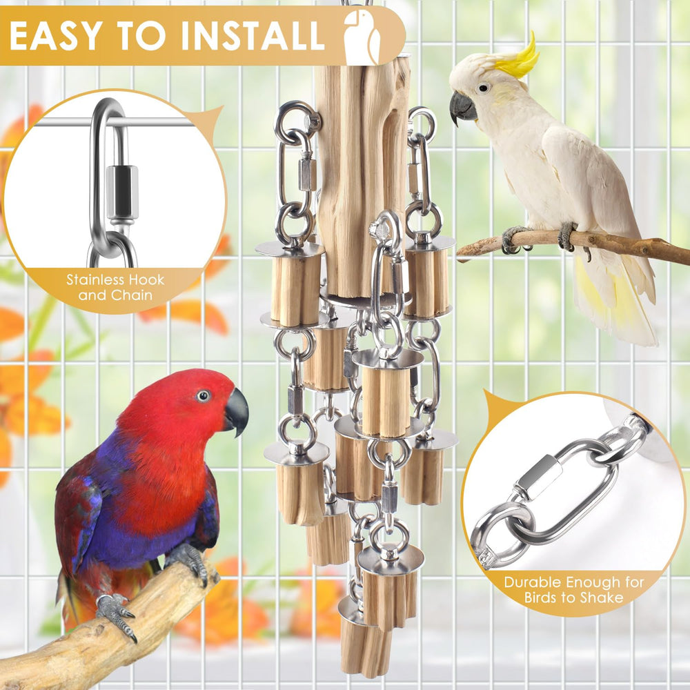 KATUMO parrot toy cage-hang setup for secure, convenient placement.