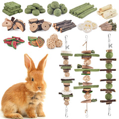 KATUMO Rabbit Chew Toys Apple Wood Sticks for natural chewing and dental health