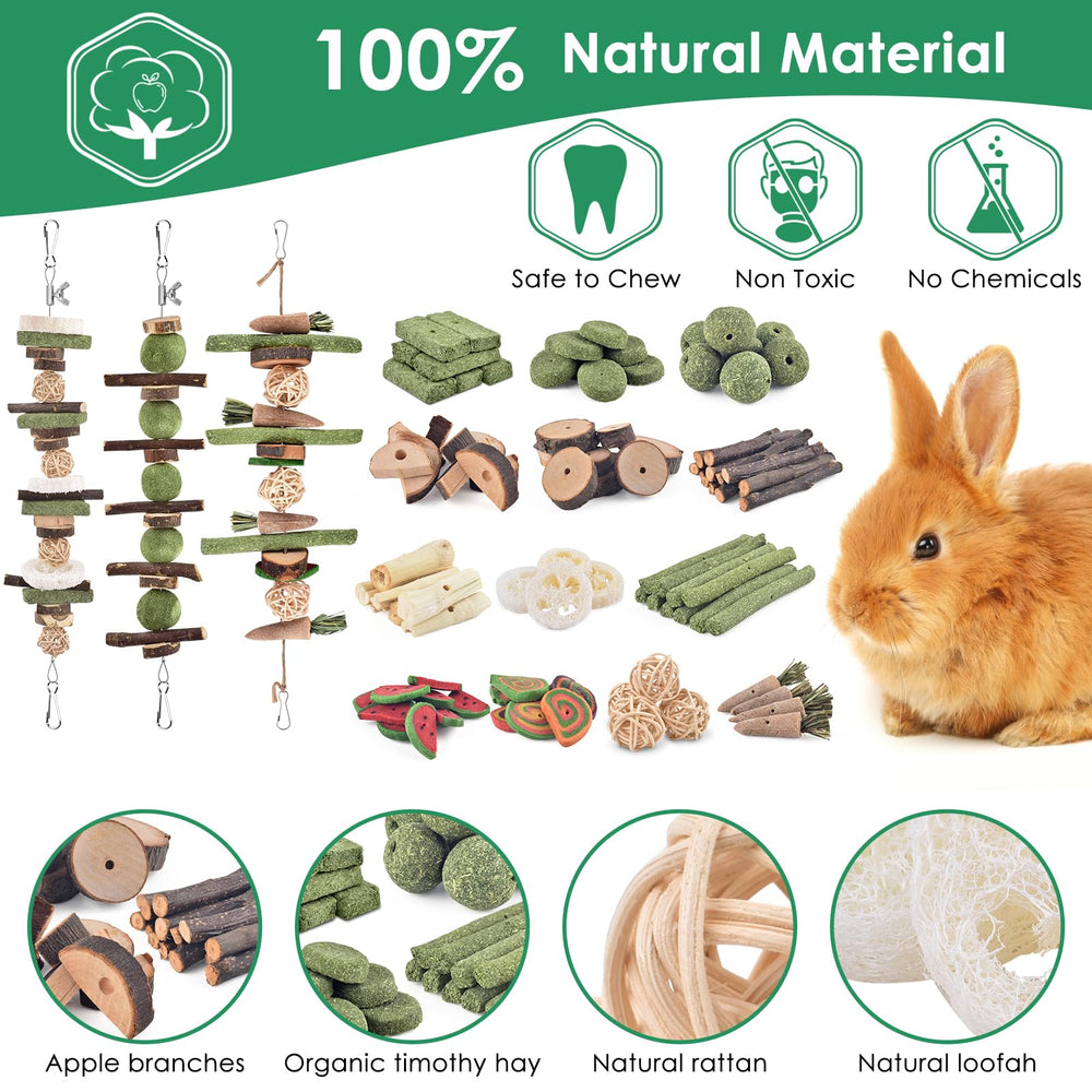 KATUMO Rabbit Chew Toys Timothy Grass Cake for healthy gnawing and enrichment