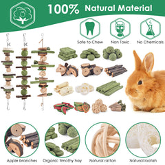 KATUMO Rabbit Chew Toys Timothy Grass Cake for healthy gnawing and enrichment