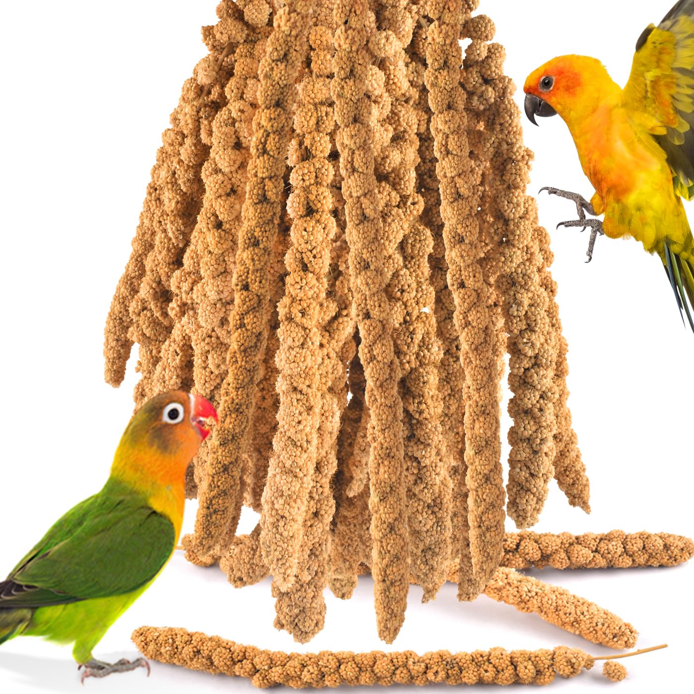 KATUMO spray millet packaging highlighting natural, additive-free bird treats.