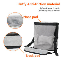 Kaulhp Horse Feed Bag bottom-detail highlights waterproof bottom for easy cleaning.