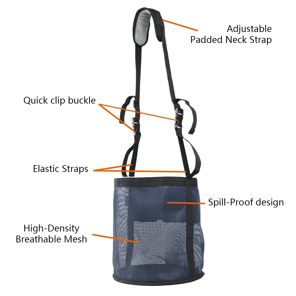 Kaulhp Horse Feed Bag nose-pad view emphasizes comfort during snack feeding.