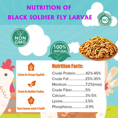 KayPET BSF larvae resealable bag preserves freshness for birds.