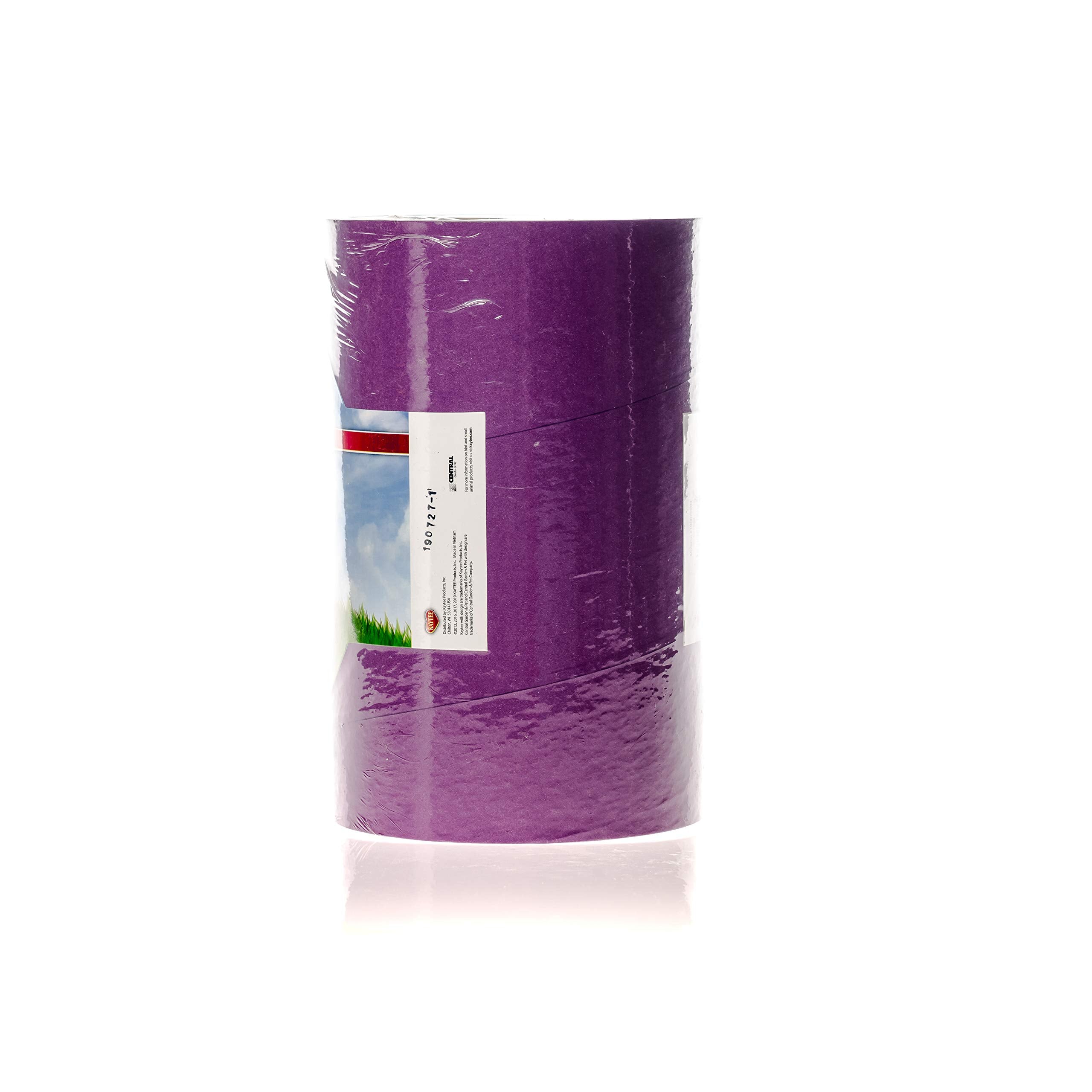Kaytee Chewbular Play Tube large chew-material construction supports natural chewing.