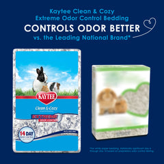 Kaytee Clean & Cozy absorbs up to 6x weight for dryness.