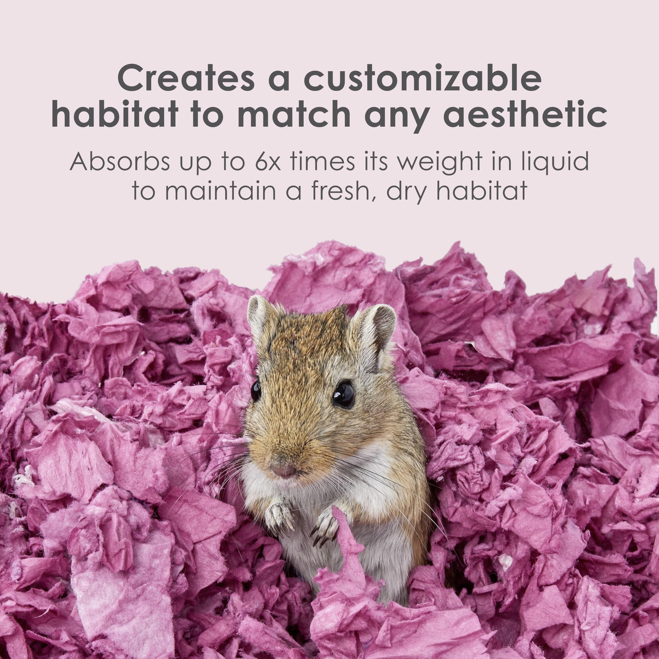 Kaytee bedding demonstrates 14-day odor-control for a fresher enclosure.