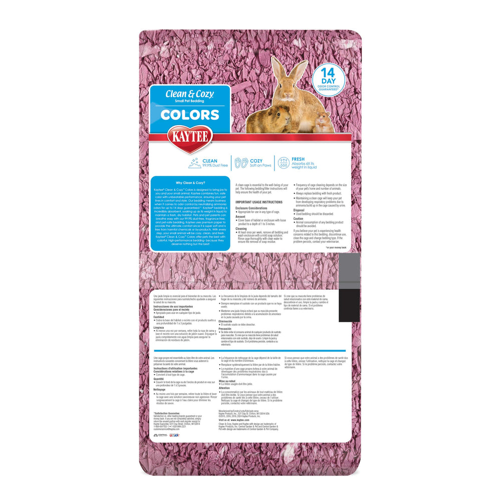 Kaytee premium soft paper bedding free from harmful chemicals.