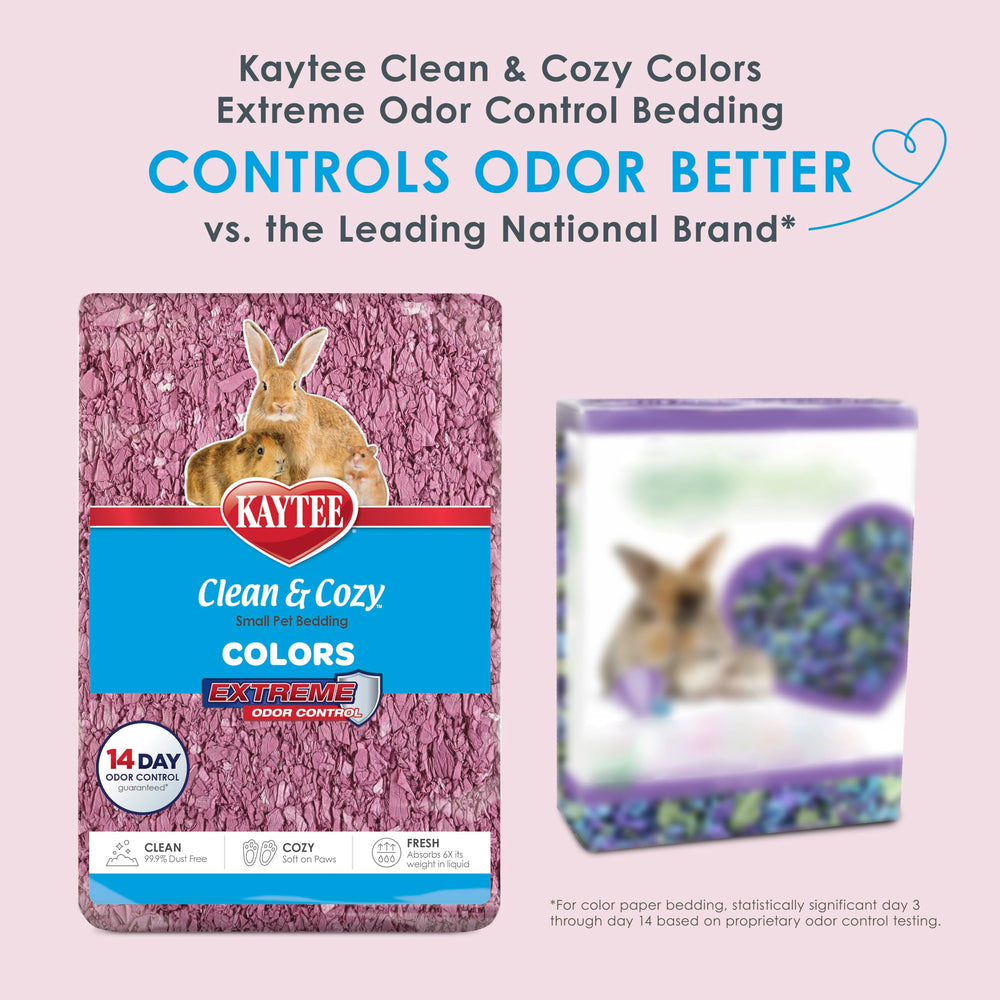 Kaytee bedding close-up texture reveals soft, absorbent material gentle for small animals.