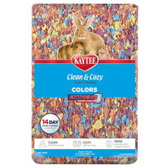 Kaytee Clean & Cozy Colors bedding with soft texture supports pet comfort.