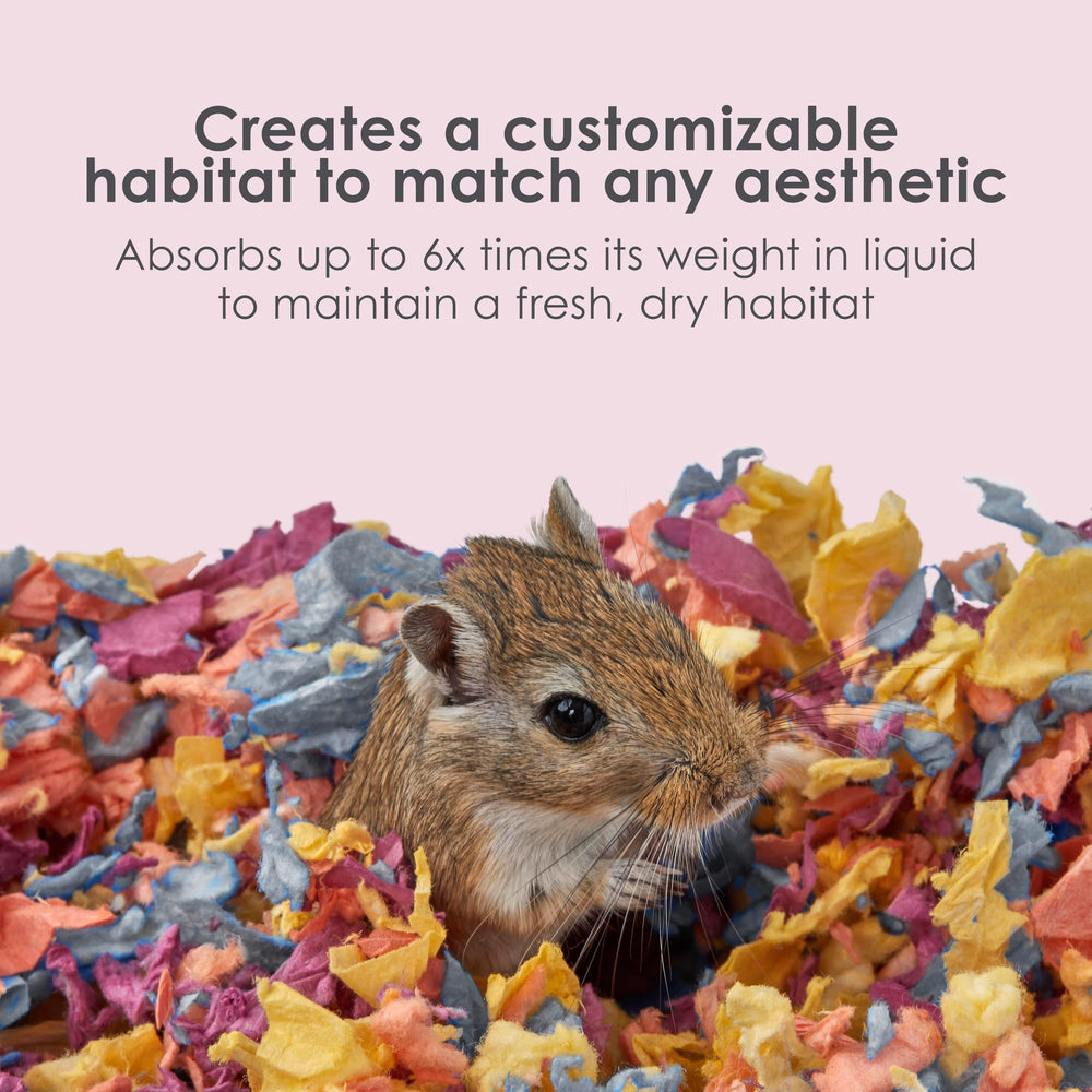Kaytee Clean and Cozy Colors small-animal-bedding ideal for rabbits, guinea pigs, hamsters, and gerbils.