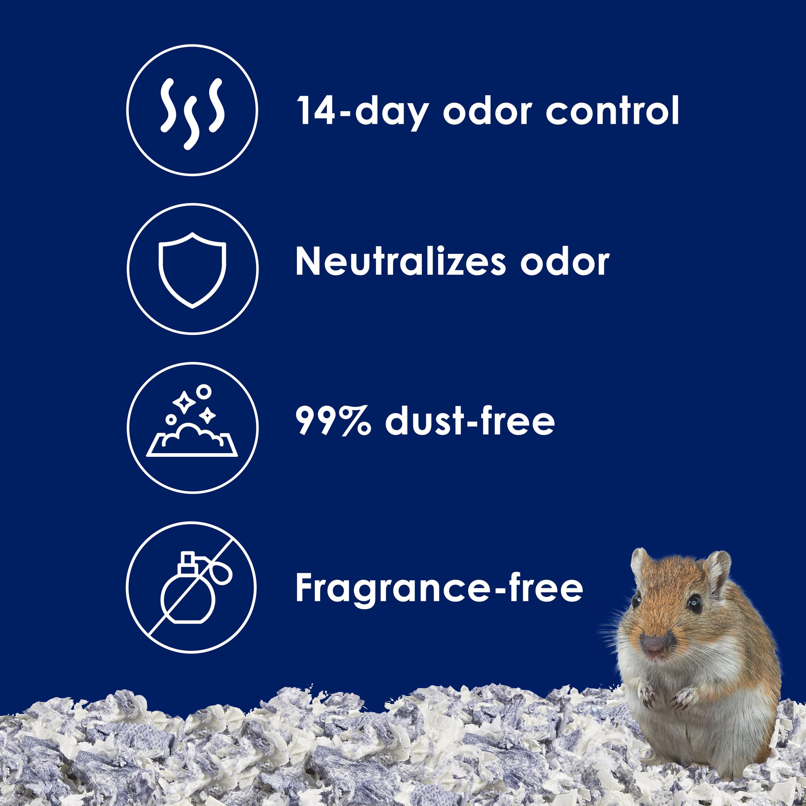 Kaytee Clean & Cozy is fragrance-free and 99% dust-free for nose comfort.