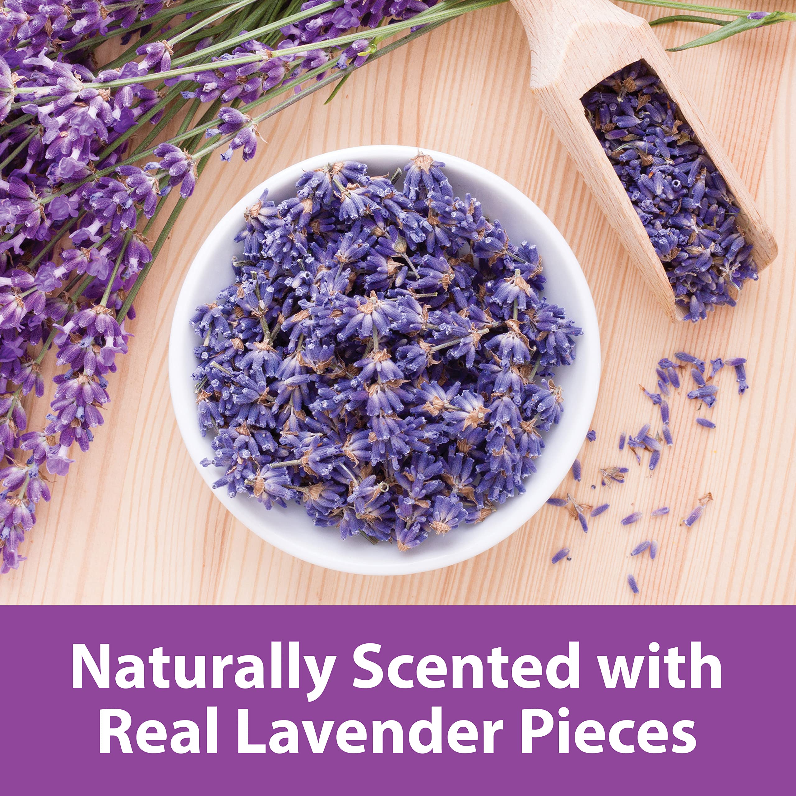 Kaytee Lavender bedding in a small pet cage creating a warm resting space.
