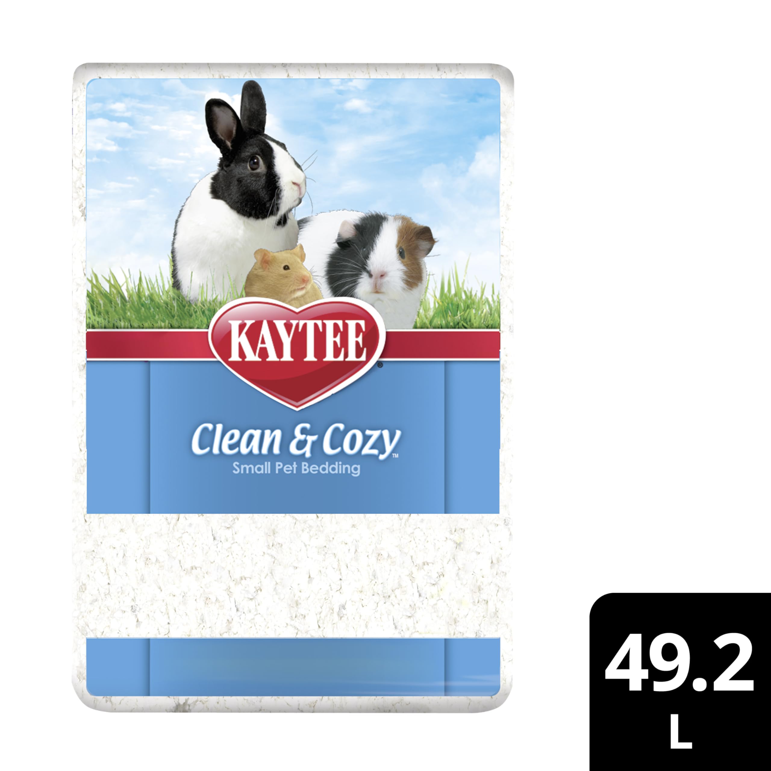 A small animal enjoying Kaytee Clean & Cozy in a cozy corner