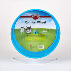 Kaytee Comfort Wheel Giant 12-inch side view highlights tail-safe design