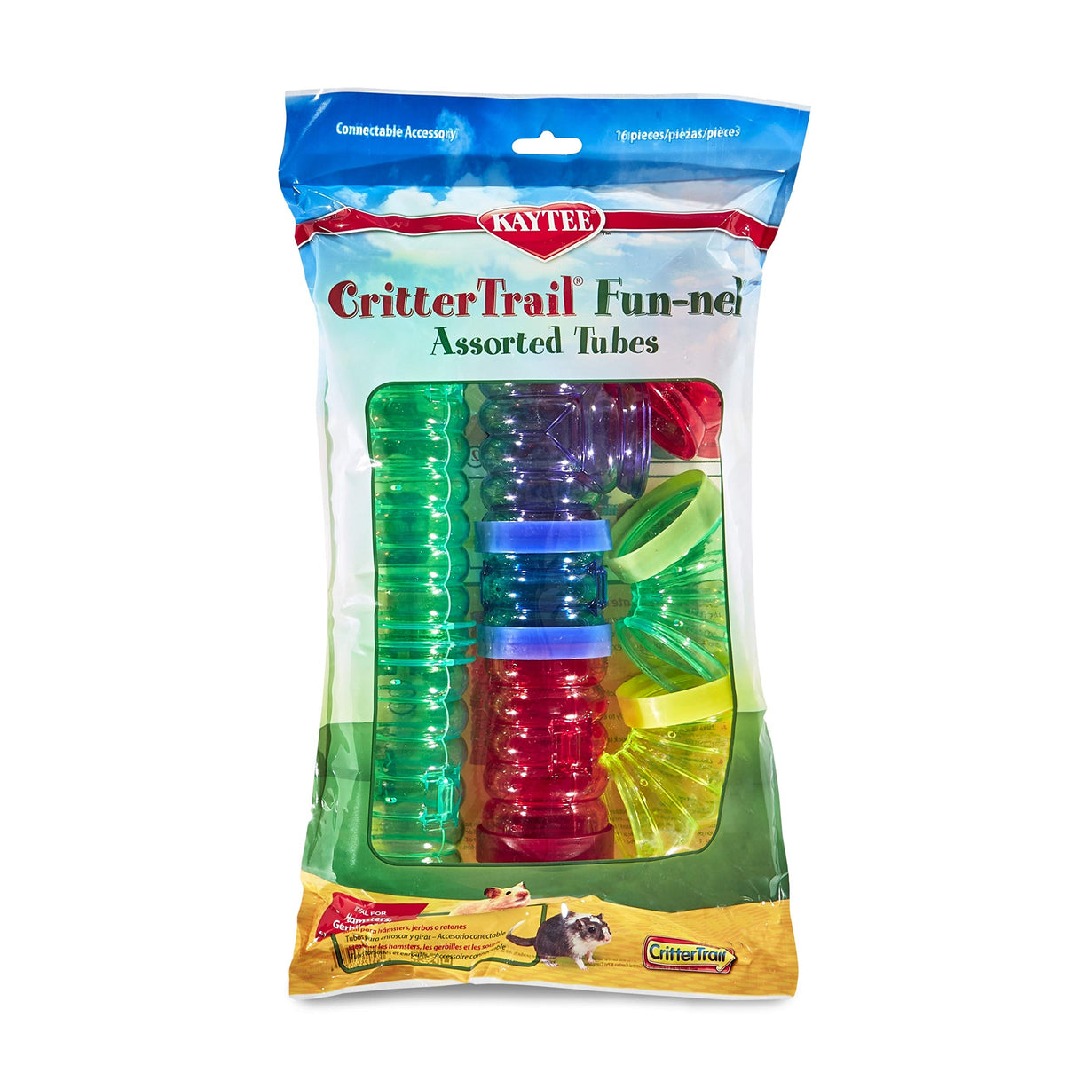 Kaytee CritterTrail Fun-nel 1.75-inch tube expands hamster habitats