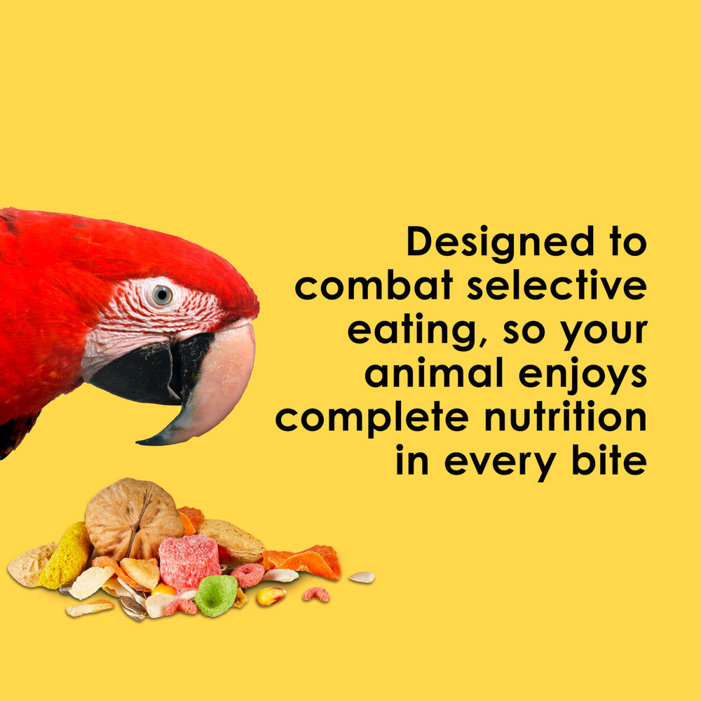 Omega-3s and probiotics are part of Kaytee Fiesta Big Bites.