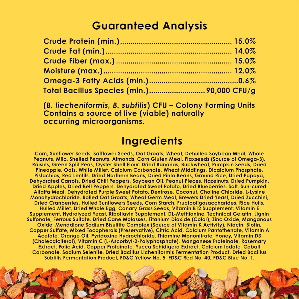 Kaytee Fiesta expert-crafted nutrition trusted for over 150 years
