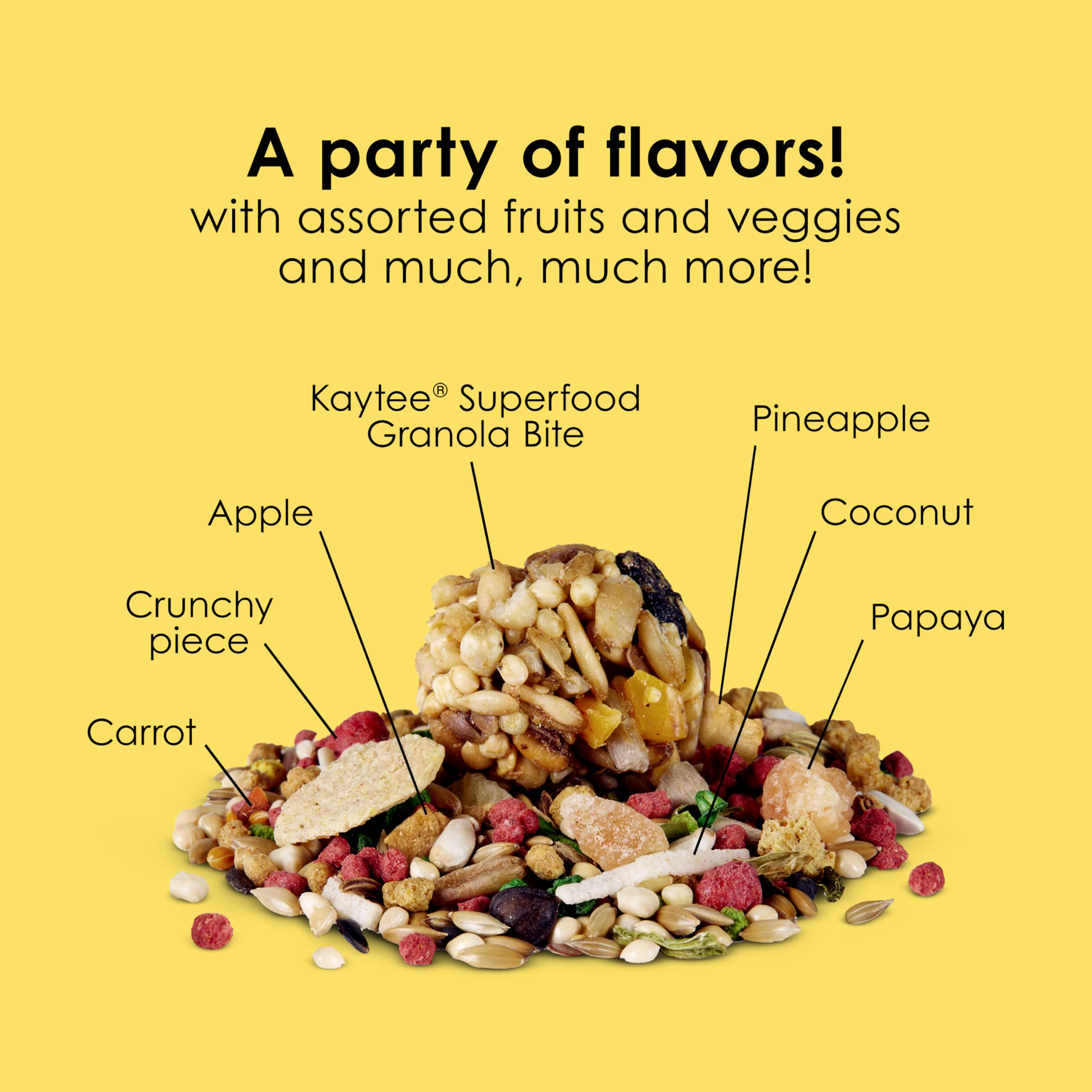 Kaytee Fiesta parakeet food brain and heart health through nutrition
