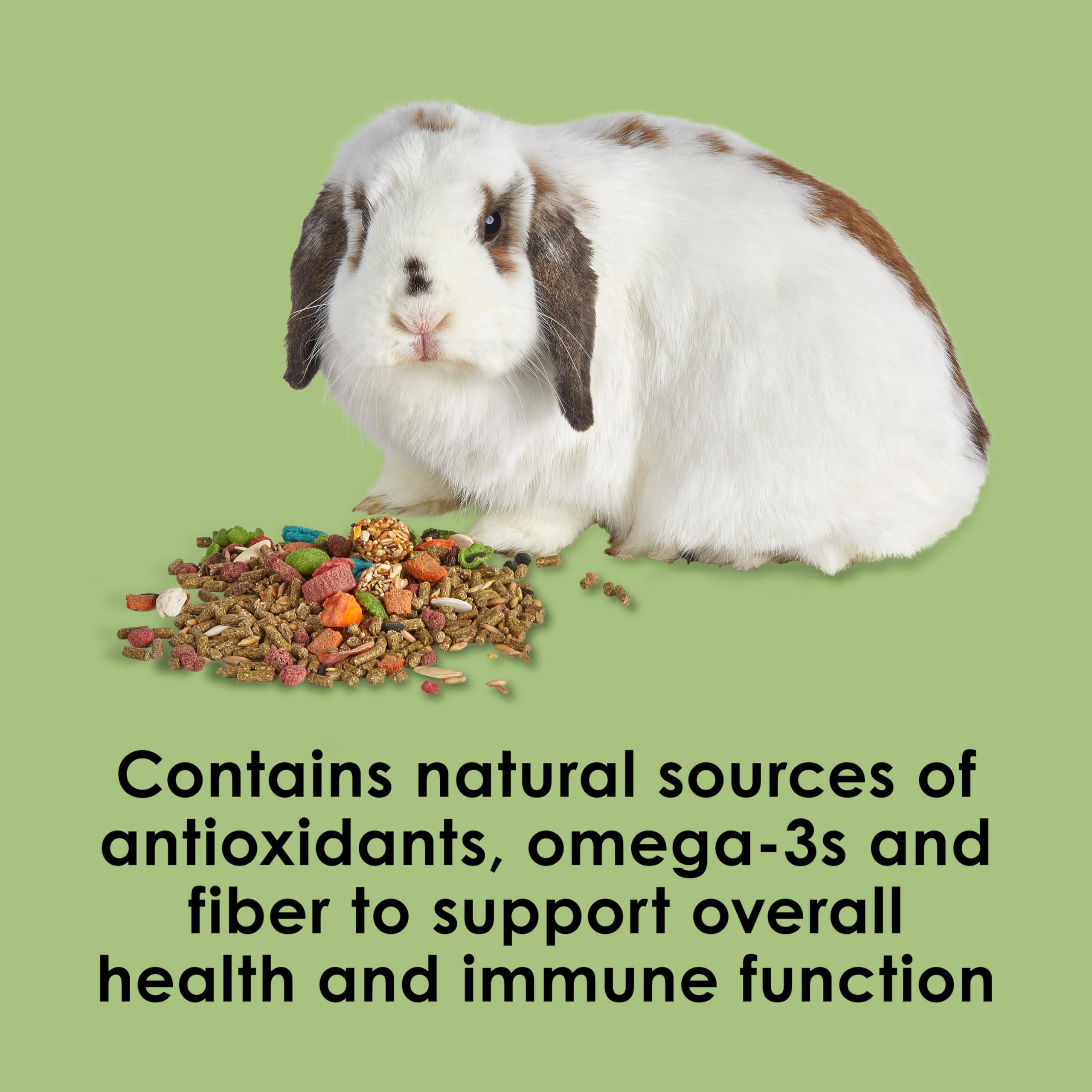 Kaytee Fiesta prebiotics-probiotics-digestive-health: supports digestive health with beneficial microbes.