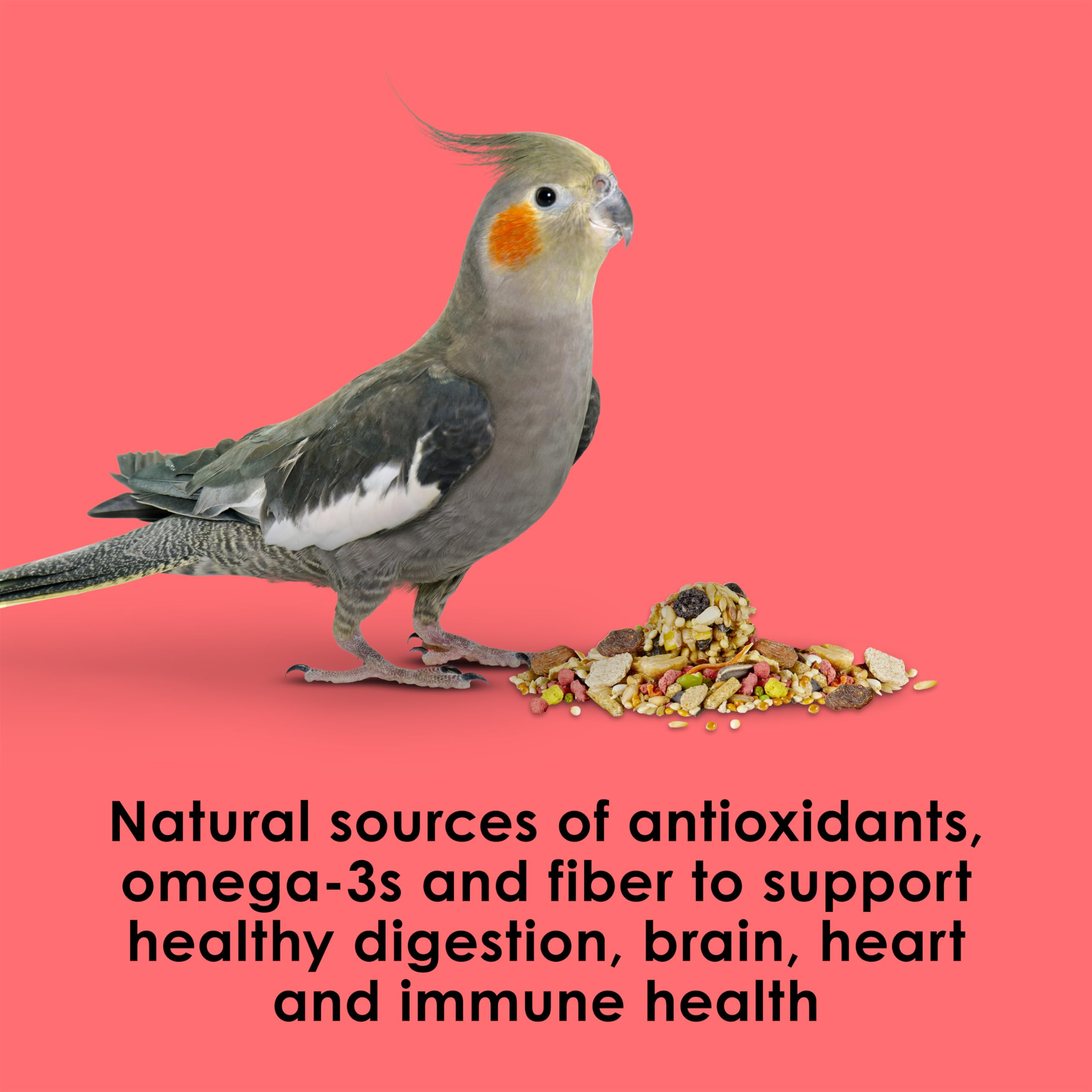 Skin and feather health benefits help maintain vibrant plumage