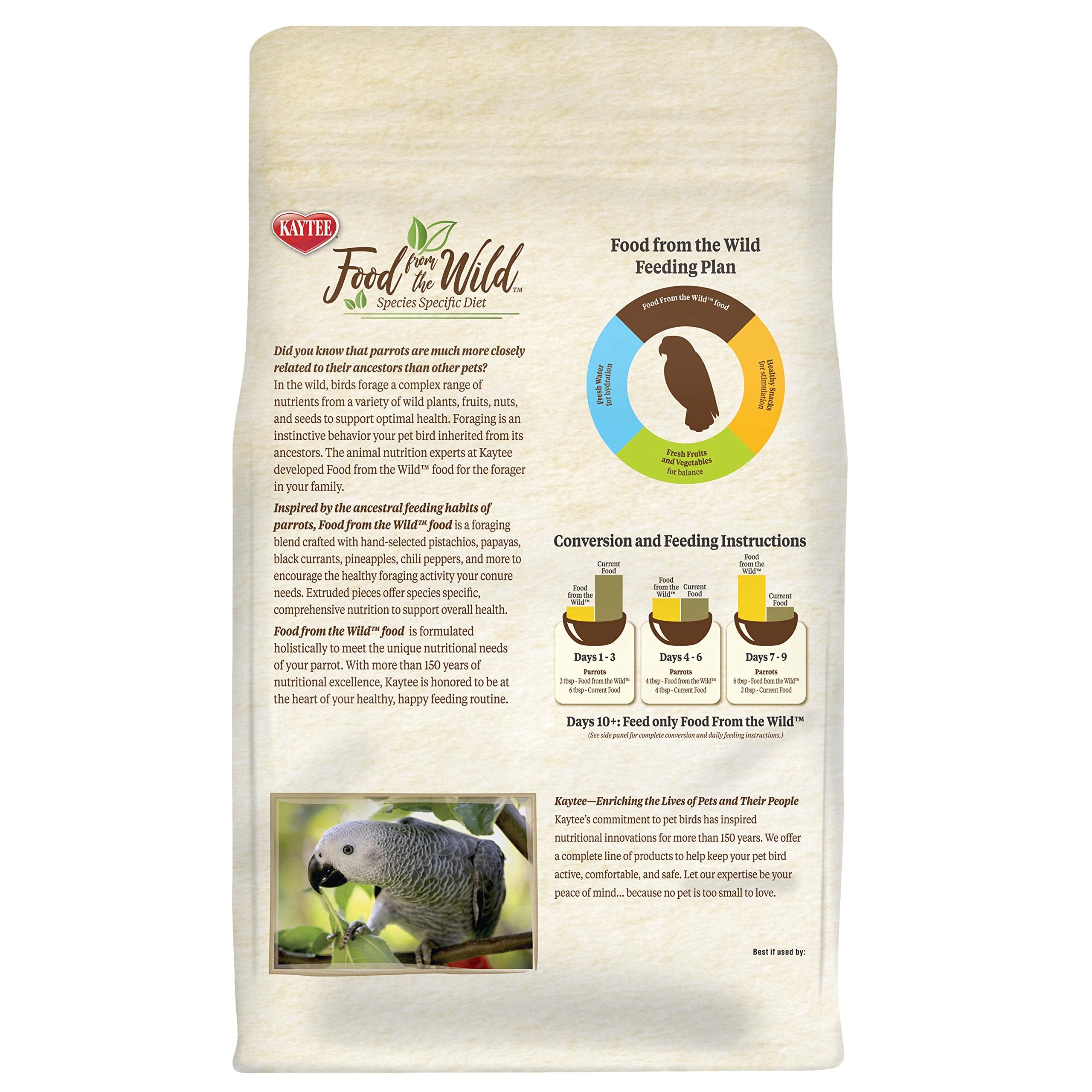 Omega-3-rich blend supports brain and heart health in birds.