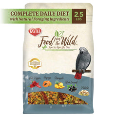 Kaytee Food From the Wild texture variety with diverse shapes for mental stimulation.
