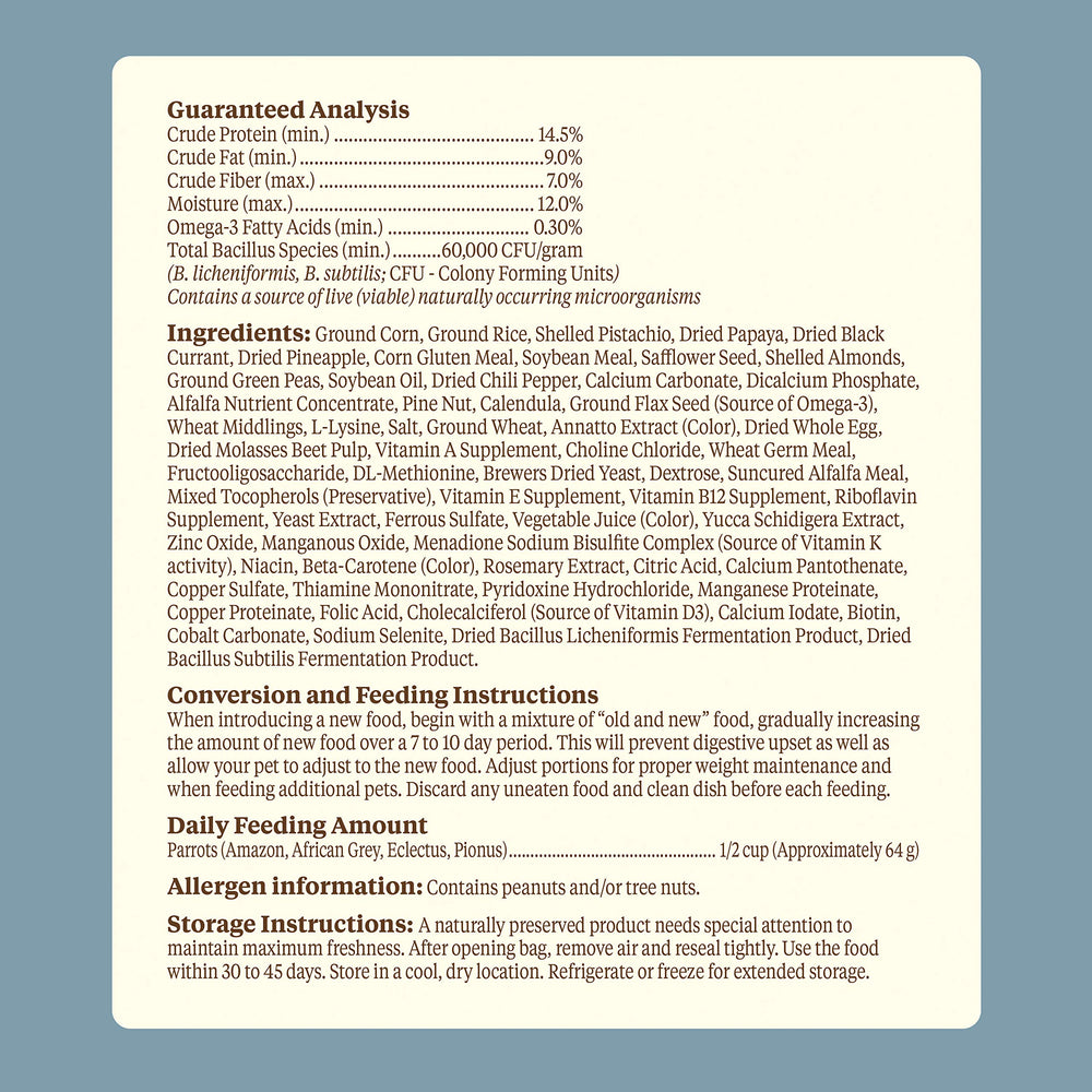 Veterinarian-recommended Kaytee brand with over a century of bird care.
