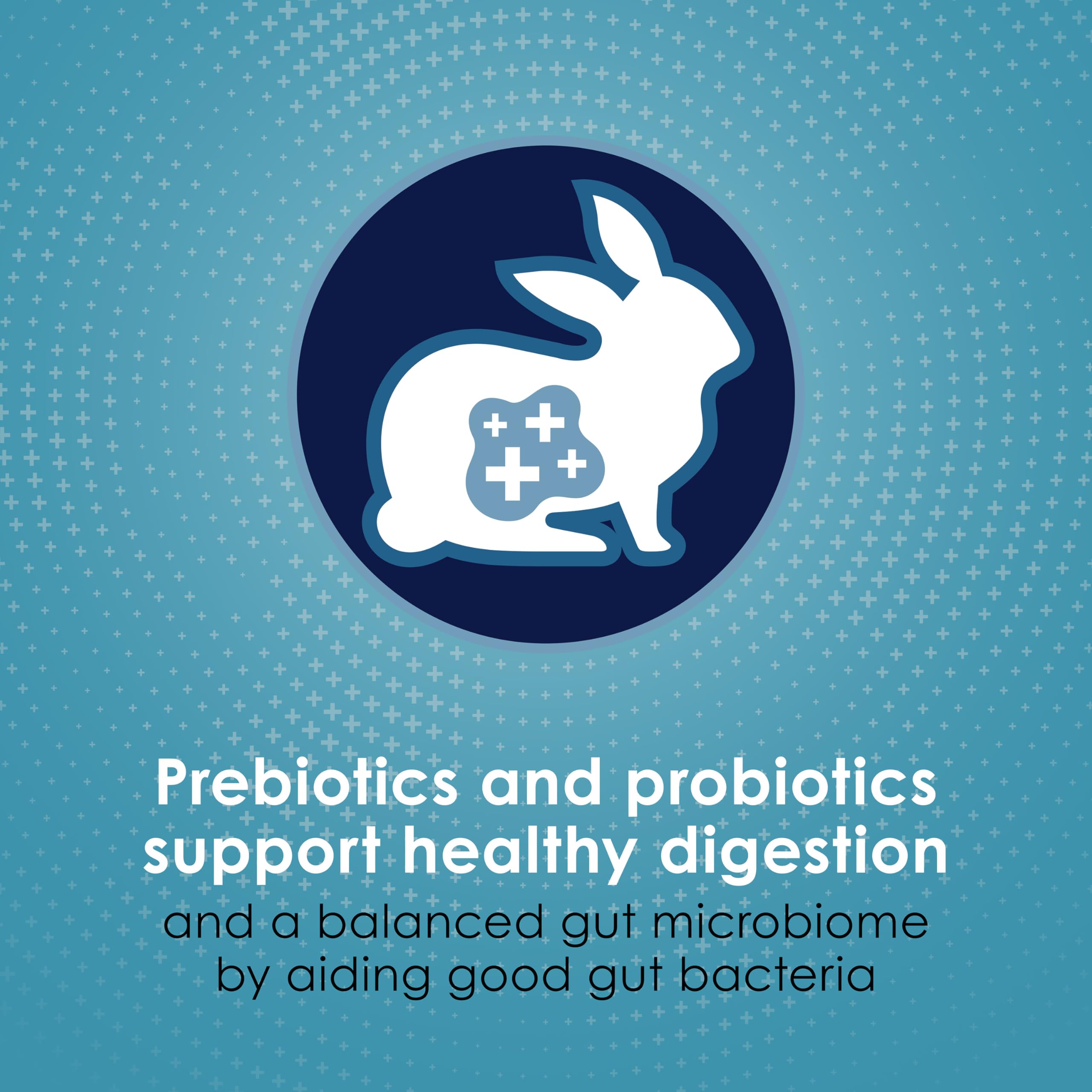 Crunchy pieces promote natural chewing for dental health support.