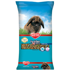 Kaytee Forti-Diet Pro Health rabbit food bag front; premium nutrition for adult rabbits.