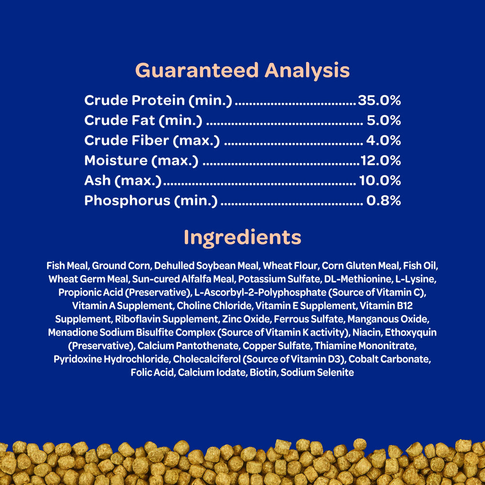 Kaytee Koi's Choice nutrients supporting eye, heart, and cognitive function